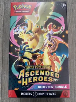 Pokemon TCG Mega Evolution Ascended Heroes Booster Bundle New Sealed - Image 2