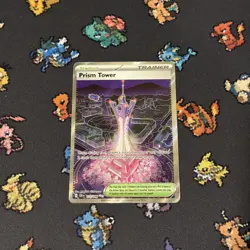 Prism Tower 111/086 Ultra Rare Chaos Rising Pokemon Holo Near Mint - Image 1