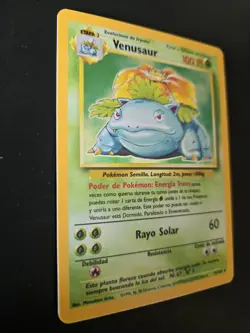 Pokemon TCG Venusaur Base Set Holo SPANISH Edition 1999 NM Condition. - Image 4