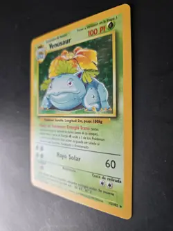 Pokemon TCG Venusaur Base Set Holo SPANISH Edition 1999 NM Condition. - Image 5