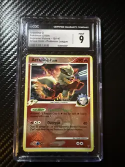 Pokemon TCG Arcanine G 15/147 Reverse Holo Rare Supreme Victors CGC 9 - Image 1