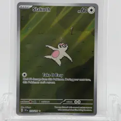 Pokemon TCG Surging Sparks Slakoth #212/191 Illustration Rare LP - Image 1