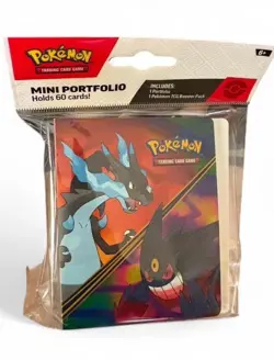 Pokemon TCG mini portfolio with 60 card capacity - Booster Pack NOT INCLUDED - Image 1
