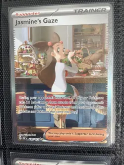 Pokemon TCG Jasmine's Gaze 245/191 Surging Sparks SIR Holo ENG Full Art - Image 1