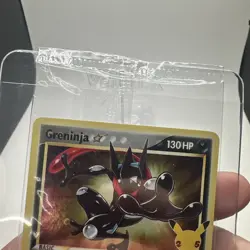 Greninja Gold Star Holo Promo SWSH144 Celebrations Black Star Pokemon - SEALED - Image 5