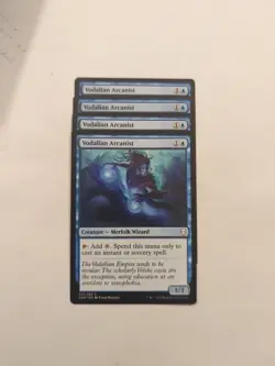 (4) Vodalian Arcanist *PLAYSET* Dominaria Regular NM MTG - Image 1