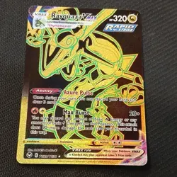 Pokemon TCG Rayquaza VMAX TG29/TG30 Silver Tempest Rapid Strike Holo Secret - Image 2