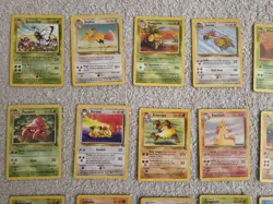 🔥 Jungle Set Complete Uncommon & Common Pokemon Cards Bundle 1999 WOTC 🔥 - Image 2