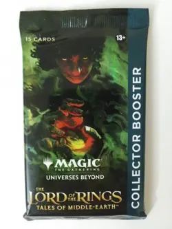 MAGIC THE GATHERING LORD OF THE RINGS COLLECTOR BOOSTER PACK - FACTORY SEALED! - Image 1