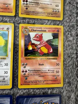 Pokemon TCG Shadowless Base Set Bundle Commons Uncommons X 15 - Image 2