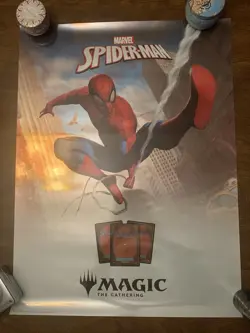 SPIDER-MAN Store FOIL POSTER 18x24 NEW promotional MTG Magic the Gathering +MORE - Image 5
