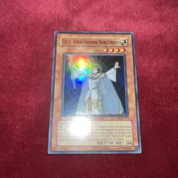 Yu-Gi-Oh Lyla Lightsworn Sorceress Card Unlimited Edition Ultra Rare LODT-EN019 - Image 1