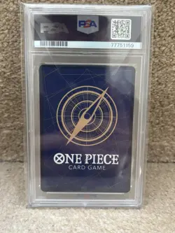 2022 ONE PIECE JPN OP02-PARAMOUNT WAR MANGA ALTERNATE ART PORTGAS D. ACE PSA 9 - Image 2