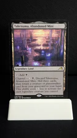 MTG Takenuma, Abandoned Mire (NM) (278/606) Kamigawa Neon Dynasty - Image 1