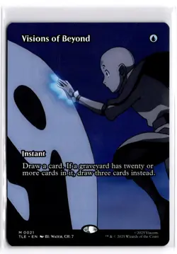 Visions of Beyond (Borderless) 21 Avatar: The Last Airbender MTG NM - Image 1