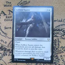 MTG (Magic the Gathering) 1x Selfless Squire (Lord of the Rings) x1 - Image 1