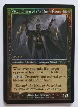 Vito, Thorn of the Dusk Rose - Foil Retro - 30th Promo (MTG) - Image 1