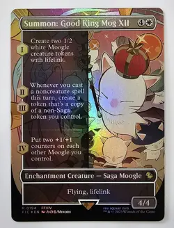 Summon Good King Mog XII Extended Art FOIL Final Fantasy FIC 194 - Image 1