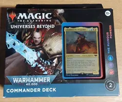 Wizards MTG Universes Beyond Commander Deck Abaddon Ruinous Powers 100 2022 EN - Image 1