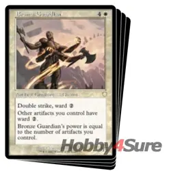 Bronze Guardian X4 M/NM Magic: The Gathering MTG The Brothers' War: Commander - Image 1