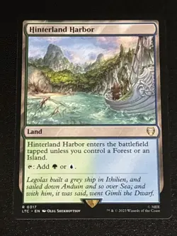 MTG Commander: LOTR Hinterland Harbor 0317 Rare - Image 1