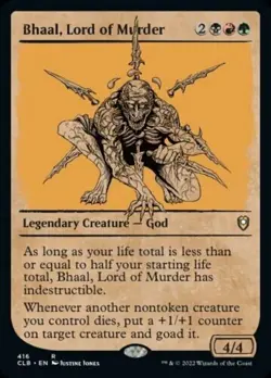 Bhaal, Lord of Murder (Showcase) [Commander Legends: Battle for Baldur's Gate] - Image 1