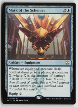 Mask of the Schemer LP 28 Commander: Streets of New Capenna MTG - Image 1