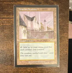 Tolarian Academy Urza's Saga #330 Rare Legendary Land Regular NM - Image 1
