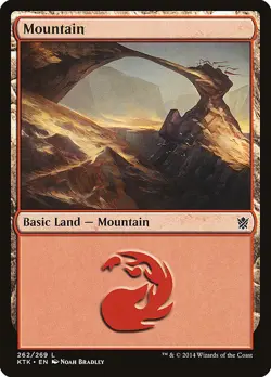 10x Mountain Basic Land - Khans of Tarkir Block - NM/LP - SPARROW MAGIC mtg - Image 1