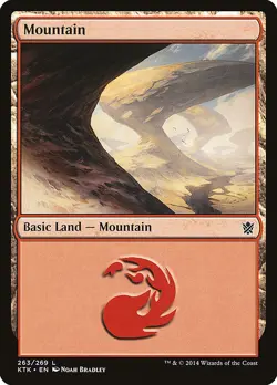 10x Mountain Basic Land - Khans of Tarkir Block - NM/LP - SPARROW MAGIC mtg - Image 2