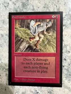 Earthquake - Collectors Edition Int - NM/M - Near Mint- CE - MTG - Image 1