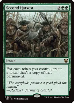 MTG Foil - Second Harvest - 213 / NM / English - Image 1