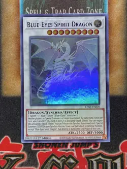 Yugioh Blue-Eyes Spirit Dragon LDS2-EN020 Ultra Rare 1st Ed PURPLE NM - Image 1