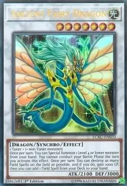 Ancient Fairy Dragon Unlimited Ultra Rare LCKC-EN070 NM - Image 1