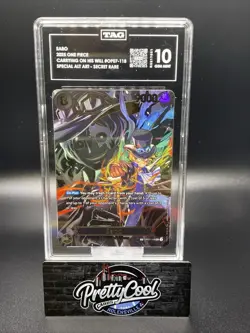 TAG 10 Sabo (SP Alt Art) Carrying On His Will OP13 OP07-118 EN One Piece B16 - Image 1