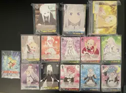 Weiss Schwarz Re:Zero Vol. 3 Booster Playset x4 RR/R/CR/CC/U/C + Go First/Second - Image 1