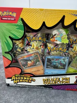 Pokemon TCG Ascended Heroes First Partner Deluxe Pin Collection NEW Sealed - Image 2