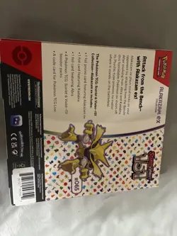 Pokemon TCG Scarlet & Violet 151 ALAKAZAM EX COLLECTION Box FACTORY SEALED - Image 2