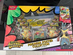 Pokemon Ascended Heroes Mega Lucario Premium Poster Collection Brand New Sealed - Image 1