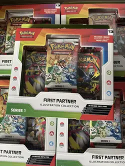 Pokemon TCG First Partner Illustration Collection Series 1 New Sealed 🔥✅ - Image 1