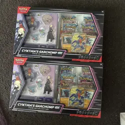 Pokemon TCG: Cynthia's Garchomp Ex Premium Collection - New & Sealed X2 - Image 1