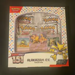 Pokemon 151 Scarlet & Violet Alakazam ex Collection Booster Box TCG Sealed - Image 1