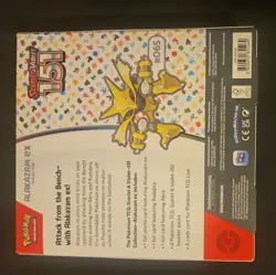 Pokemon 151 Scarlet & Violet Alakazam ex Collection Booster Box TCG Sealed - Image 2