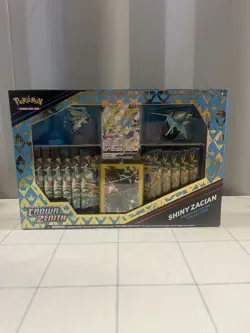 Pokemon TCG Crown Zenith Shiny Zacian Premium Figure Collection Brand New Sealed - Image 1