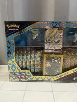 Pokemon TCG Crown Zenith Shiny Zacian Premium Figure Collection Brand New Sealed - Image 2