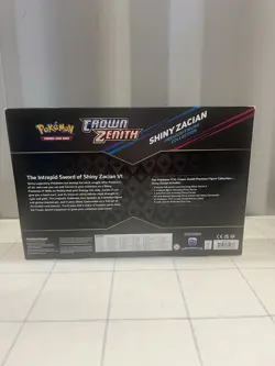 Pokemon TCG Crown Zenith Shiny Zacian Premium Figure Collection Brand New Sealed - Image 5