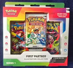 Pokemon TCG First Partner Illustration Collection Series 1 – New Sealed 2026 - Image 1