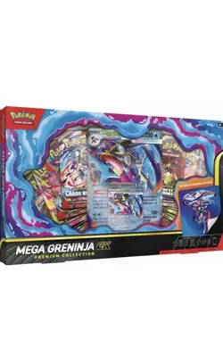 Pokemon TCG: Mega Greninja ex Premium Collection - New & Sealed PRESALE - Image 1