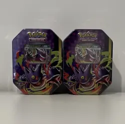 Pokemon TCG: x2 Mega Gengar-EX Collection Tin Boxes Sealed - Image 1