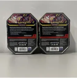 Pokemon TCG: x2 Mega Gengar-EX Collection Tin Boxes Sealed - Image 2